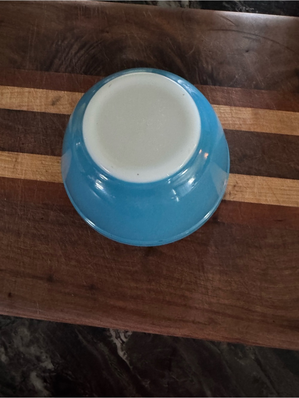 Pyrex turquoise blue mixing bowl - Picture 4 of 5